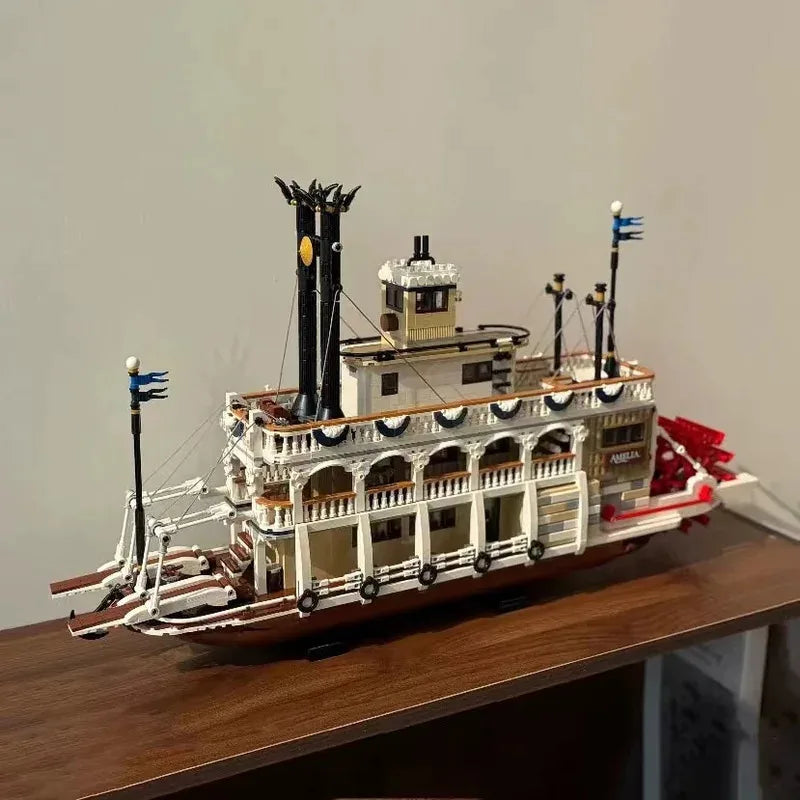 Steam boat model building kit