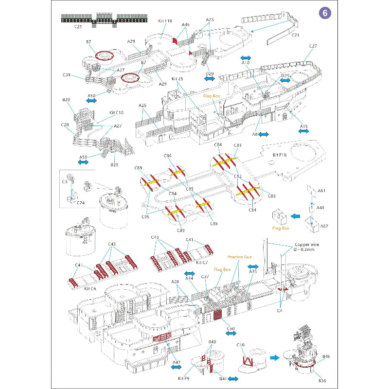 USS Missouri Battleship Model Kit