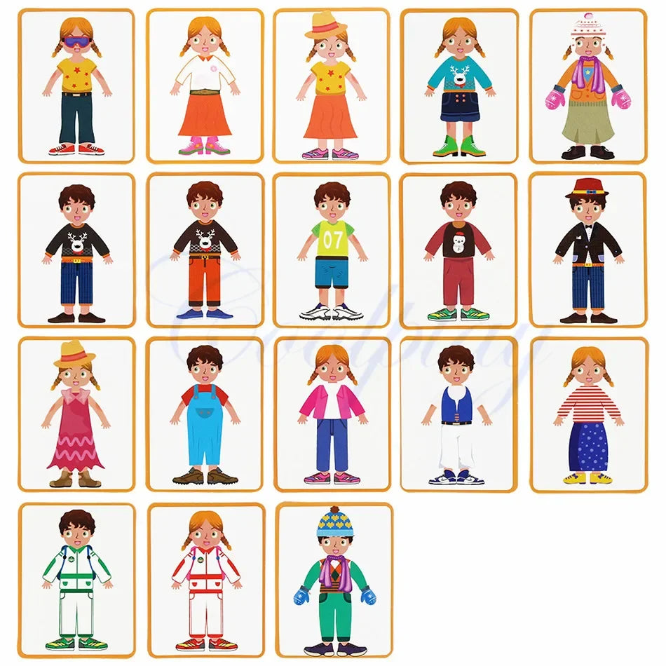 Kids 3D Jigsaw Toys Magnetic Puzzle Book