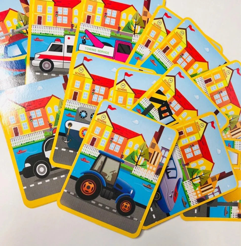 Kids 3D Jigsaw Toys Magnetic Puzzle Book